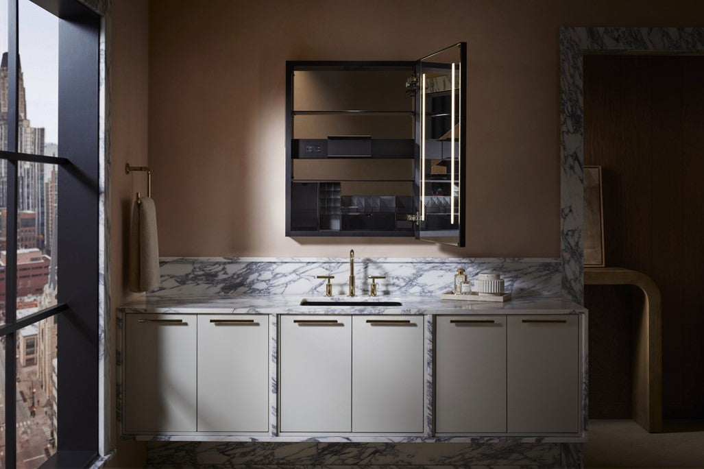 【龍業百起】KOHLER-Collage 60cm鏡櫃 K-33690T-L/R-NA