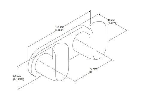 Avid 雙衣鉤 | K-97500T｜Avid™ 是當今現代美學運動的精髓表達。流暢的混合和銳利的線條之間的對比散發著精緻和精緻的氣息。這款現代 610 毫米雙毛巾桿可為您的毛巾提供整潔的儲物空間，並可與 Avid™ 系列中的其他產品搭配使用，讓您的浴室空間更加優雅 單衣鉤為浴室空間提供額外的收納空間 KOHLER® 飾面可抵抗腐蝕和變色 優質金屬結構，耐用性和可靠性  ​​​強力耐腐蝕，防腐耐刮擦，比同行耐用標準超過兩倍，歷久如新｜台南衛浴 設計師推薦-龍百KOHLER