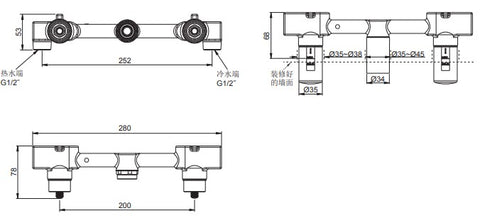 Components 埋壁式面盆龍頭閥芯 | K-28139T-NA | Components完整的產品系列, 符合現代的浴室風格設計。您可通過選擇龍頭配合符合自己風格的把手, 設計自我專屬的空間。這個精選系列中, 不同龍頭和把手組合讓您將自己的個性融入浴室。找出符合您品味的款式，選擇喜愛的表面顏色處理, 將整個浴室配上Components淋浴設計及系列配件。 優質的金屬結構 KOHLER表面處理, 強力耐腐蝕, 防腐耐刮擦 漸變色指示: 模內注塑技術適用於單把手龍頭的冷熱控制｜台南衛浴 設計師推薦-龍百KOHLER