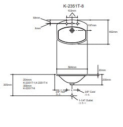 Cimarron上崁盆 | K-2351T-1-0| 時尚優質生活，”方便、舒適、美觀“是KOHLER 的主導設計思想。KOHLER 的陶瓷臉盆表面有獨特的涂層，質量精良不易留下斑點，刮痕或焦痕，令臉盆持久光潔；獨特的加深設計可以起到防止水花飛濺的作用，給您的使用帶來便利；創新的款式從傳統到現代，能配合不同的設計主題與要求，與其他產品完美搭配。  Cimarron（R）系列結合了傳統與現代中的最佳設計，簡單線條增強了獨特性，多功能外觀能和諧搭配一系列的浴室風格。 完美與Cimarron（R）系列中的其他產品搭配 在明暗對比繪畫風格在黑暗背景下戲劇性地散發出光芒。 釉面陶瓷  有龍頭孔 有溢水口  尺寸:584X462mm | 台南衛浴 設計師推薦-龍百KOHLER