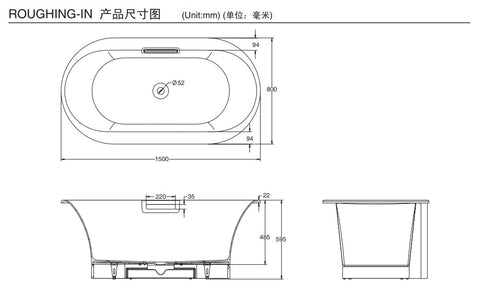 Volute 150cm鑄鐵浴缸 | K-20610T-0 | | 精緻的裙邊配合突破性的工藝，Volute鑄鐵浴缸營造出優雅閃亮的輪廓。 優雅的背部曲線設計  1.5米浴缸滿足小空間的需求 光滑獨立式的設計易於安裝與運送  傾斜的腰部支撐在入浴時提供額外的舒適感 一體化的溢水，方便深度浸泡  可選購浴缸扶手、浴缸腳 尺寸:150X80X60cm 產品型號:K-20610T-0｜台南衛浴 設計師推薦-龍百KOHLER