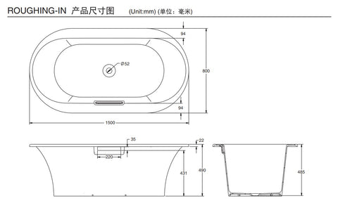 Volute 150cm | 崁入式鑄鐵浴缸 | K-20611T-0 | 鉑金般的品質，光澤細膩、設計出眾！KOHLER多元化的浴缸產品，帶給您個性化的設計的衛浴空間。低調的奢華及優雅，為您詮釋沐浴的全新享受。KOHLER致力於提供經久耐用、安裝簡便的產品，款式與風格眾多，讓您可以隨心所欲挑選來妝點自己的浴室 KOHLER亦與藝術界及設計界長期合作。百年廚衛經典品牌KOHLER是遍及世界六大洲的全球性品牌。致力著使消費者有著更好的享受，時尚優質生活， 