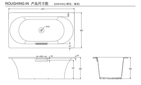 Volute 150cm崁入式鑄鐵浴缸 | K-20612T-0 | 鉑金般的品質，光澤細膩、設計出眾！KOHLER多元化的浴缸產品，帶給您個性化的設計的衛浴空間。低調的奢華及優雅，為您詮釋沐浴的全新享受。KOHLER致力於提供經久耐用、安裝簡便的產品，款式與風格眾多，讓您可以隨心所欲挑選來妝點自己的浴室 KOHLER亦與藝術界及設計界長期合作。百年廚衛經典品牌KOHLER是遍及世界六大洲的全球性品牌。致力著使消費者有著更好的享受，時尚優質生活， 