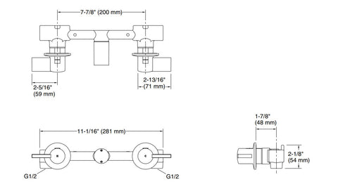 Components 埋壁式面盆龍頭把手(細桿型) | K-77981T-4 ｜現代形式與現代功能的結合：Components系列的定義是受控的形式以及每一條線條和角度的絕對精確度。透過 Components，您可以設計您的客製化浴室。這些簡約時尚的壁掛式浴室水槽水龍頭手柄採用槓桿設計，可與 K-28139T 水槽水龍頭閥門（單獨出售）搭配使用。 KOHLER 飾面可抵抗腐蝕和變色，超出業界耐用性標準 KOHLER 陶瓷閥芯超越業界壽命標準，在整個生命週期中具有持久的性能 兩個槓桿手柄可單獨控制熱水和冷水 與 Components 水龍頭、配件和淋浴組件配合，完善您的浴室 安裝 型號:K-77981T-4-AF、K-77981T-4-BN、K-77981T-4-CP、K-77981T-4-RGD、K-77981T-4-TT、K-77981T-4-2MB 顏色:法蘭金、羅曼銀、拋光鍍鉻、玫瑰金、鈦空銀、摩登金｜台南衛浴 設計師推薦-龍百KOHLER