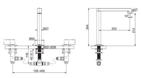 Components 缸邊式浴缸龍頭出水嘴(直管型) | K-77987T | Components完整的產品系列, 符合現代的浴室風格設計。您可通過選擇龍頭配合符合自己風格的把手, 設計自我專屬的空間。這個精選系列中, 不同龍頭和把手組合讓您將自己的個性融入浴室。找出符合您品味的款式，選擇喜愛的表面顏色處理, 將整個浴室配上Components淋浴設計及系列配件 極簡主義設計：簡單乾淨的設計輕鬆融入您的浴室風格 時尚霧黑: 呈現時髦、強烈的視覺印象 細緻且到位的全系列商品：實現您心中理想的風格浴室空間，設計零死角 雋永奢華：霧黑、胭脂紅與MU元素的完美結合，展現出細膩的熱情與奢華質感 KOHLER表面處理, 強力耐腐蝕, 防腐耐刮擦 高級金屬結構 琳瑯滿目的手柄和出水嘴選擇，自由探索個人風格｜台南衛浴 設計師推薦-龍百KOHLER