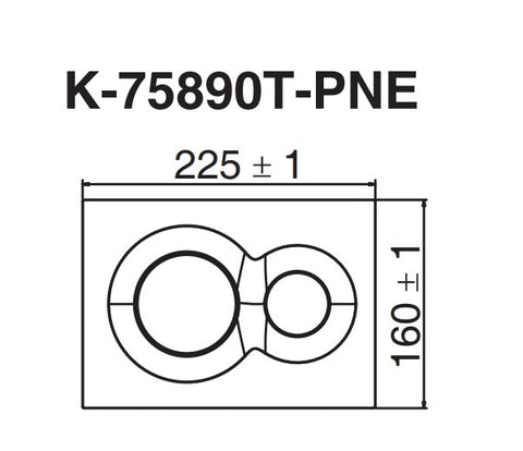 Lynk 氣動隱藏式水箱面板 | K-75890T-PNE-CP | 時尚現代的外觀 簡約設計可搭配多數浴式風格 氣動式平台 可彈性安裝在隱藏水箱半徑4公尺範圍內 表面耐腐蝕、防刮及耐用｜台南衛浴 設計師推薦-龍百KOHLER