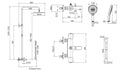 Accliv 三出水淋浴柱 | K-23125T-B9-2BL | 耐用金屬構造，確保其耐用性能 科勒陶瓷閥芯的使用壽命超過同行標準的兩倍，並保證其耐用性能 強力耐腐蝕、防腐耐刮擦，較同類歷史標準增加兩倍，歷久彌新 本龍頭以KOHLER全新PVD電鍍層技術生產，並經嚴格之鹽霧測試合格，品質經久耐用 浴室和陳列，提供完整的浴室解決方案 超過同業標準1,000,000個閥芯壽命測試，在正常使用下能達到長達51年的耐用度 通過97小時抗腐蝕酸鹼環境測試 | 台南衛浴設計師推薦-龍百KOHLER