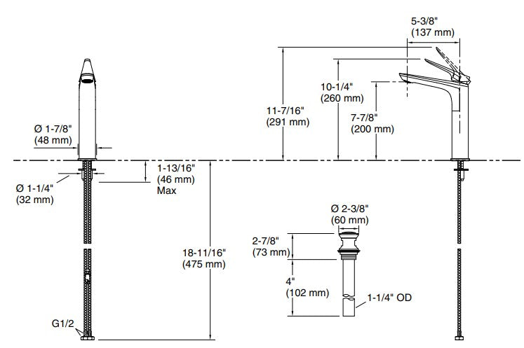 Fluence 加高單槍面盆龍頭  | K-33822T-4| 安裝說明 | 我們設計的產品旨在為您提供功能性和風格的正確組合，為您的日常生活帶來舒適和輕鬆。 Fluence浴室水槽水龍頭的設計類似於流水，將提升您的浴室空間 這款水龍頭配有纖細的槓桿手柄，易於用一隻手抓握和控制，消除了不必要的元素，呈現出現代設計 單桿手柄可實現開/關啟動、音量和溫度控制 手把上有紅色/藍色索引  強力耐腐蝕，防腐耐刮擦，比同行耐用標準超過兩倍，歷久彌新 預裝柔性供給管線簡化安裝  本龍頭以KOHLER全新PVD電鍍層技術所生產，並通過嚴格之鹽霧測試合格，品質經久耐用 | 台南衛浴 設計師推薦-龍百KOHLER