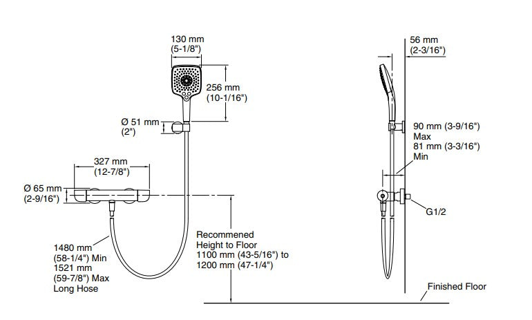 【龍業百起】KOHLER-Avid 恆溫浴缸淋浴龍頭 K-97384T-9