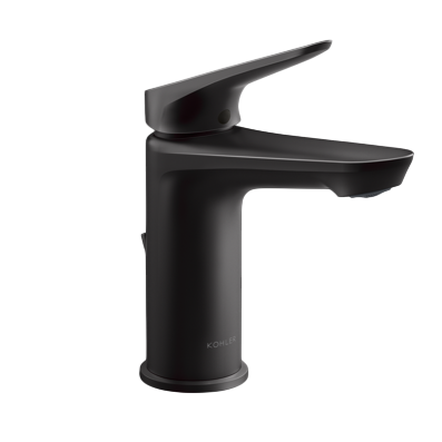 Fluence 單槍面盆龍頭 | K-33811T-4 | 安裝說明 | 我們設計的產品旨在為您提供功能性和風格的正確組合，為您的日常生活帶來舒適和輕鬆。 Fluence浴室水槽水龍頭的設計類似於流水，將提升您的浴室空間 這款水龍頭配有纖細的槓桿手柄，易於用一隻手抓握和控制，消除了不必要的元素，呈現出現代設計 單桿手柄可實現開/關啟動、音量和溫度控制 手把上有紅色/藍色索引  強力耐腐蝕，防腐耐刮擦，比同行耐用標準超過兩倍，歷久彌新 預裝柔性供給管線簡化安裝  本龍頭以KOHLER全新PVD電鍍層技術所生產，並通過嚴格之鹽霧測試合格，品質經久耐用 | 台南衛浴 設計師推薦-龍百KOHLER