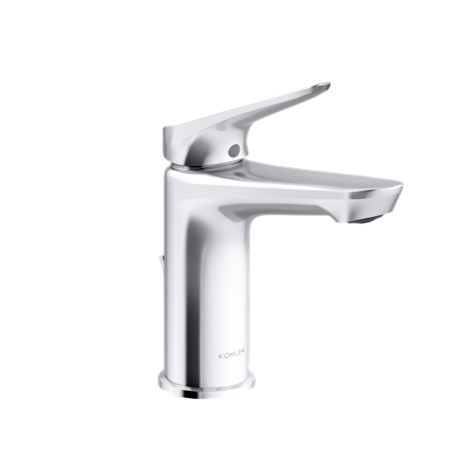 Fluence 單槍面盆龍頭 | K-33811T-4 | 安裝說明 | 我們設計的產品旨在為您提供功能性和風格的正確組合，為您的日常生活帶來舒適和輕鬆。 Fluence浴室水槽水龍頭的設計類似於流水，將提升您的浴室空間 這款水龍頭配有纖細的槓桿手柄，易於用一隻手抓握和控制，消除了不必要的元素，呈現出現代設計 單桿手柄可實現開/關啟動、音量和溫度控制 手把上有紅色/藍色索引  強力耐腐蝕，防腐耐刮擦，比同行耐用標準超過兩倍，歷久彌新 預裝柔性供給管線簡化安裝  本龍頭以KOHLER全新PVD電鍍層技術所生產，並通過嚴格之鹽霧測試合格，品質經久耐用 | 台南衛浴 設計師推薦-龍百KOHLER