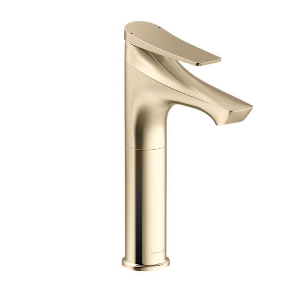 Fore Arc 單槍面盆龍頭 | K-29546T-4 | 安裝說明 | 我們設計的產品旨在為您提供功能性和風格的正確組合，為您的日常生活帶來舒適和輕鬆。 Fore Arc浴室水槽水龍頭的設計類似於流水，將提升您的浴室空間 強力耐腐蝕，防腐耐刮擦，比同行耐用標準超過兩倍，歷久彌新 預裝柔性供給管線簡化安裝  本龍頭以KOHLER全新PVD電鍍層技術所生產，並通過嚴格之鹽霧測試合格，品質經久耐用 | 台南衛浴 設計師推薦-龍百KOHLER