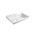 Brazn 長方形獨立盆 (有龍頭孔)、K-EX21059T-1-0、白色、美型簡約時尚、5mm的纖薄邊面盆設計、CleanCoat®面盆表面處理技術確保外表潔淨光亮｜台南衛浴 設計師推薦-龍百KOHLER