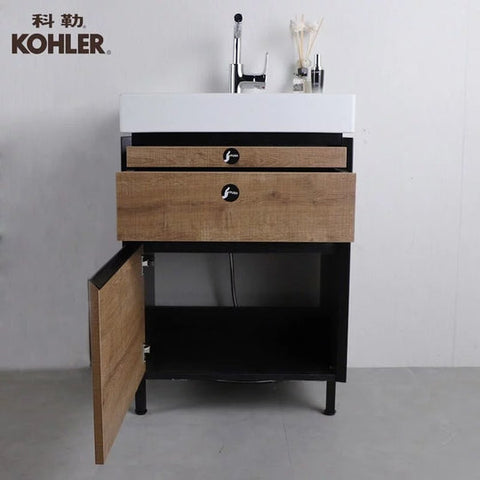 KOHLER-Maxispace 防水浴室收納櫃-淺木紋(60cm)
