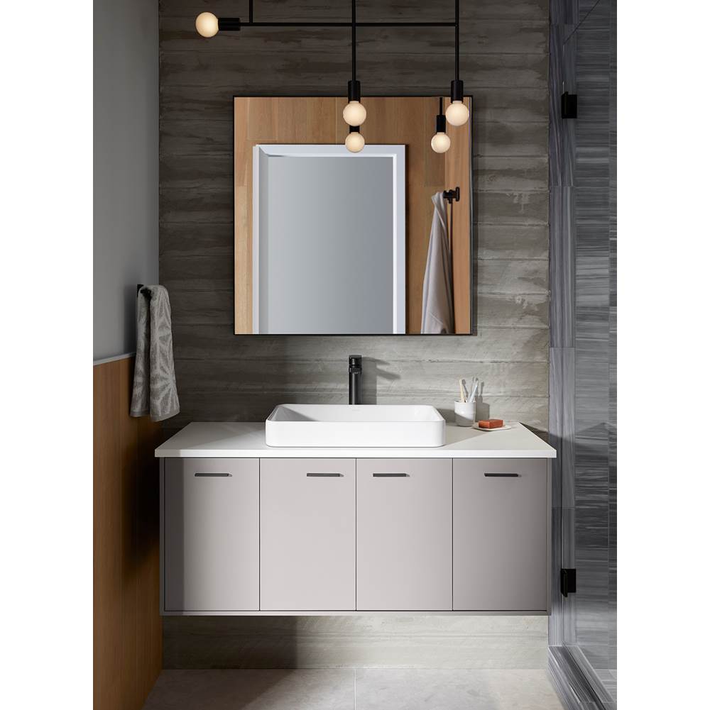 Parallel 單槍加高型面盆龍頭 | K-23475T-4 | 完整產品系列-提供全方位浴室解決方案 高性能閥芯-30mm高性能陶瓷閥芯可延長使用壽命和水流(通過1,000,000壽命週期測試)。 強力耐腐蝕，防腐耐刮擦，比同行耐用標準超過兩倍，歷久彌新 創新的排水結構，以節省台下空間並簡化安裝/維護。(單槍面盆水龍頭適用) 本龍頭以KOHLER全新PVD電鍍層技術所生產，並通過嚴格之鹽霧測試合格，品質經久耐用 尺寸： 出水口長：136mm 出水口高：209mm | 台南衛浴 設計師推薦-龍百KOHLER