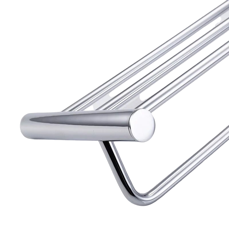 JULY 60cm 雙層毛巾架 ｜K-45400T｜鉻色啞光黑｜強力耐腐蝕，防腐耐刮擦，比同行耐用標準超過兩倍｜台南衛浴 設計師推薦-龍百KOHLER