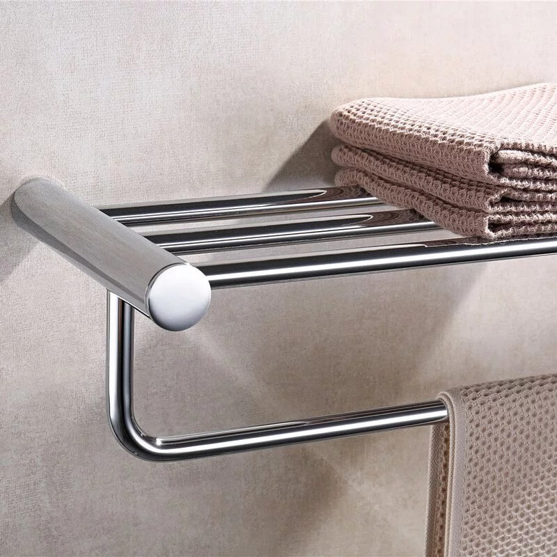 JULY 60cm 雙層毛巾架 ｜K-45400T｜鉻色啞光黑｜強力耐腐蝕，防腐耐刮擦，比同行耐用標準超過兩倍｜台南衛浴 設計師推薦-龍百KOHLER