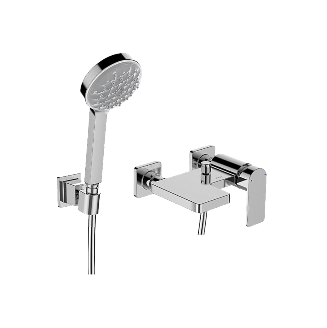 Parallel 浴缸淋浴龍頭 | K-23494T-4｜完整產品系列-提供全方位浴室解決方案 空間效能極大化-帶來更多存儲空間 強力耐腐蝕，防腐耐刮擦，比同行耐用標準超過兩倍，歷久彌新 本龍頭以KOHLER全新PVD電鍍層技術所生產，並通過嚴格之鹽霧測試合格，品質經久耐用 下出水功能：有 恆溫功能：無 手持花灑尺寸：Ø110x249mm 淋浴龍頭尺寸： 冷熱水管距：150mm 下出水口長：74-84mm｜台南衛浴 設計師推薦-龍百KOHLER