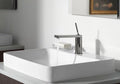 Forefront 長方形獨立盆、K-2660X-1-0、白色、美型簡約時尚。 纖薄陶瓷邊緣，小巧化視覺效果並且極簡化基本要素｜台南衛浴 設計師推薦-龍百KOHLER