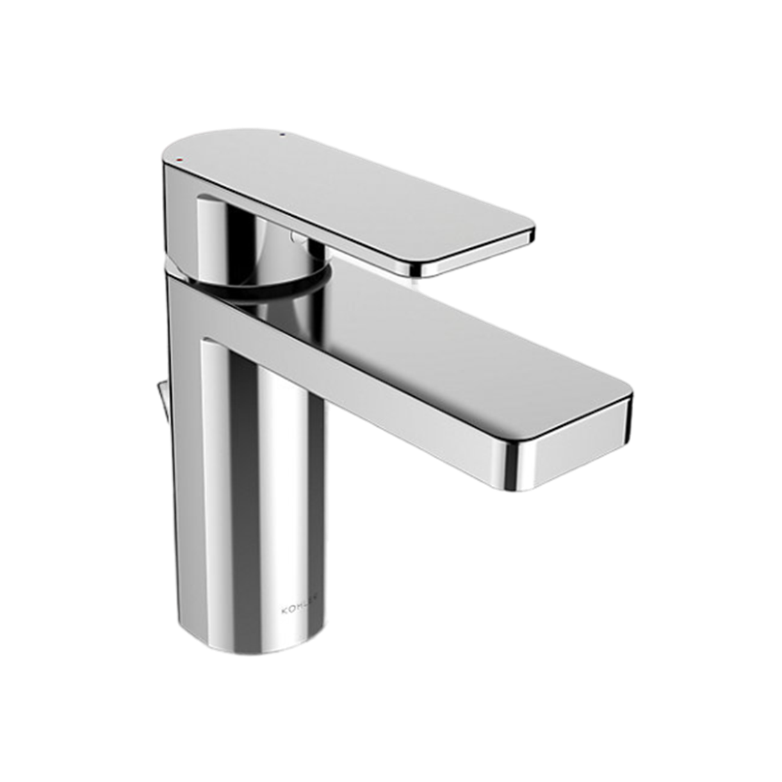 Parallel 單槍面盆龍頭 | K-23472T-4 | 全方位產品系列 - 提供完整浴室解決方案的完整產品線，滿足您全套浴室配件的需求 高性能閥芯 - 30mm 高性能閥芯延長生命週期，同時提升水流（通過 1,000,000 小時生命週期測試） 無暇自信的表面處理工藝 - KOHLER 採用防腐蝕且防變色的表面處理，耐用性為業界標準的兩倍 創新的排水結構 - 纜線式排水管使用不同結構，節省台下空間，安裝／維護更容易 （適用於單把面盆龍頭） 強力耐腐蝕，防腐耐刮擦，比同行耐用標準超過兩倍，歷久如新 本龍頭以KOHLER全新PVD電鍍層技術所生產，並通過嚴格之鹽霧測試合格，品質經久耐用 尺寸： 出水口長：115mm 出水口高：104mm | 台南衛浴 設計師推薦-龍百KOHLER