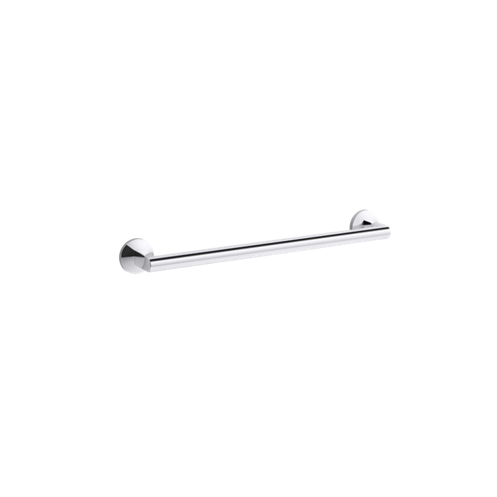 COMPONENTS 60cm毛巾桿 ｜K-78373T｜拋光鍍鉻啞光黑羅曼銀法蘭金摩登金｜強力耐腐蝕，防腐耐刮擦，比同行耐用標準超過兩倍，歷久如新｜台南衛浴 設計師推薦-龍百KOHLER