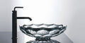 Briolette 藝術系列玻璃獨立盆、K-2373-B11、水晶色、極致玻璃工藝：水晶般的剔透美感｜台南衛浴 設計師推薦-龍百KOHLER