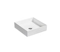 Mica 方形獨立盆、K-90011T-0、白色、 超薄邊骨瓷材質，極簡圓潤造型｜台南衛浴 設計師推薦-龍百KOHLER